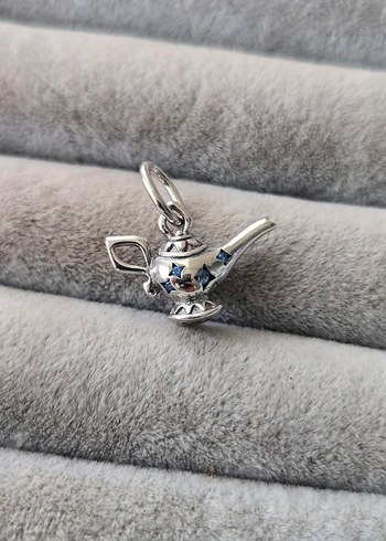 sihirli lamba gümüş charm - Görsel 4