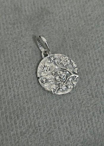 New kiraz çiçeği madalyon charm - Görsel 4
