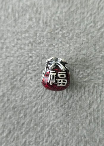 şanslı çanta gümüş charm - Görsel 3