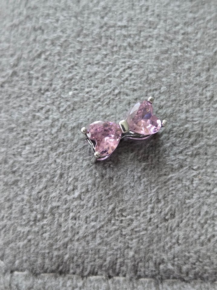 Pembe fiyonk charm - Görsel 3