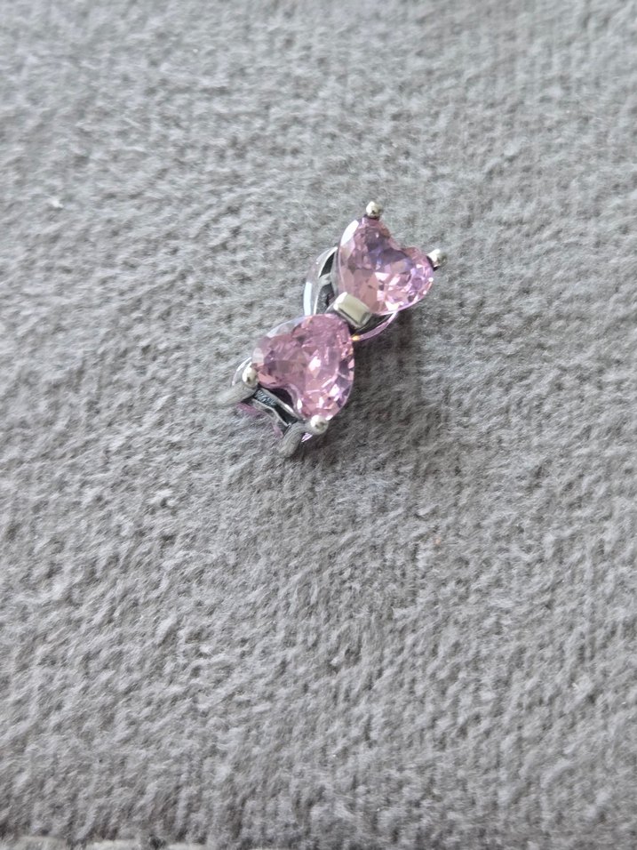 Pembe fiyonk charm - Görsel 5