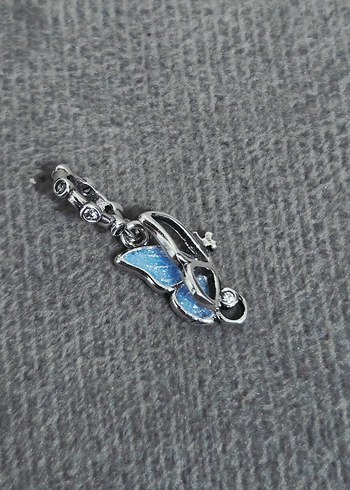 New mavi kelebek charm - Görsel 3