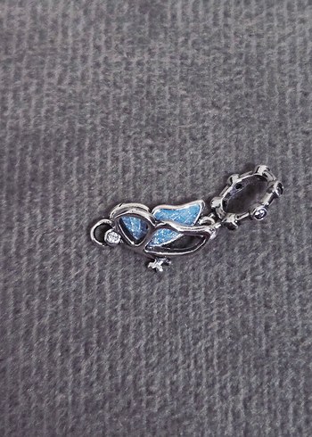 New mavi kelebek charm - Görsel 6