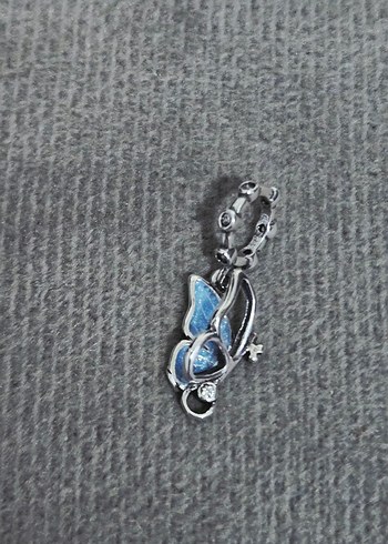 New mavi kelebek charm - Görsel 4