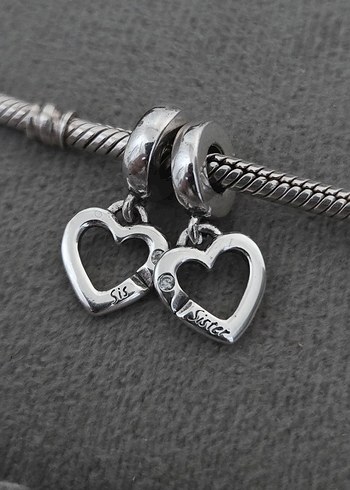 sis sister kalp charm - Görsel 2