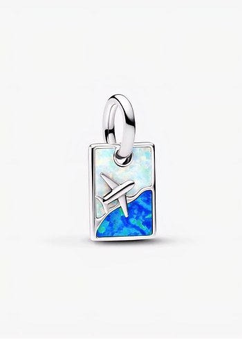 Pandora ışıltılı seyahat uçak charm