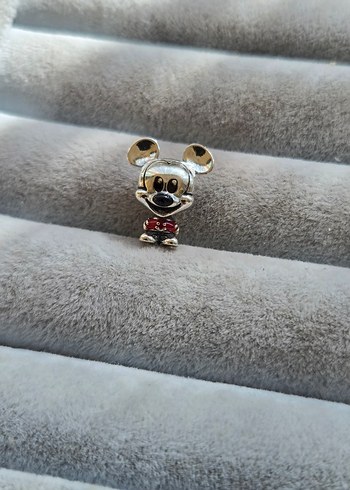 Pandora kırmızı pantolonlu Mickey charm
