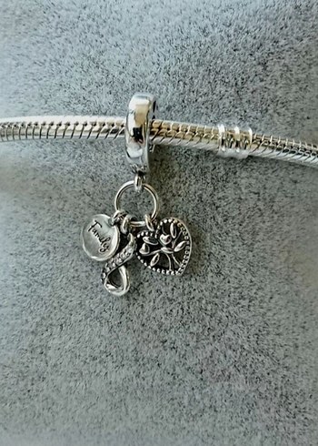 Beden gri Renk Pandora sonsuza aile sevgisi charm