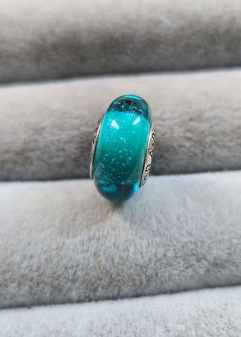Beden turkuaz Renk Pandora Ariel ışıltılı murano charm