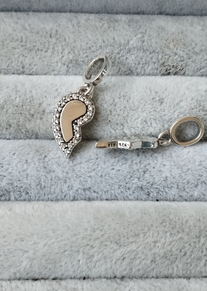 Pandora arkadaşlar ayrılabilir ikili kalp charm - Görsel 5