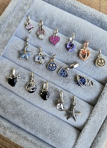 Beden çeşitli Renk Pandora Me mini & me madalyon charm çeşitleri