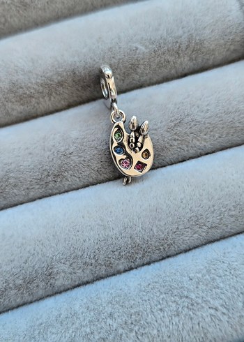 Beden çeşitli Renk Pandora ressam paleti charm