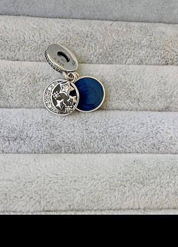 Beden mavi Renk Pandora vintage gökyüzü charm