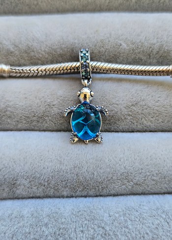 Pandora Mavi deniz kaplumbağası charm
