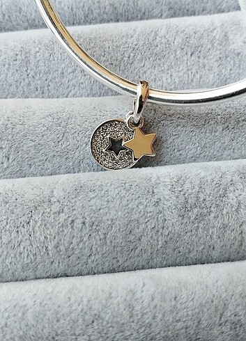 Pandora disk yıldız charm
