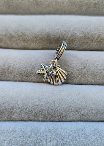 Beden mavi Renk Pandora deniz yıldızı midye charm