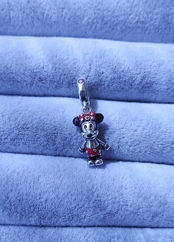  Beden kırmızı Renk Pandora Disney sallantılı Minnie charm