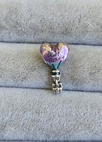  Beden çeşitli Renk Pandora happy birthday balon charm