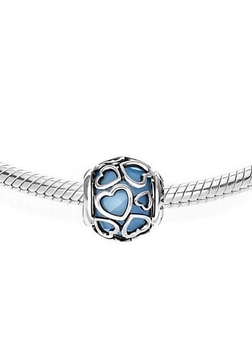 Pandora kalpleri mavi charm