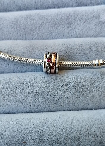 Pandora Pandora iki tonlu döner halkalar charm