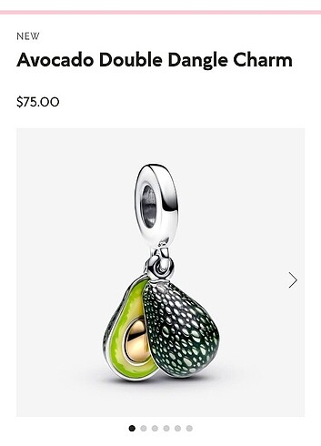 Pandora avakado charm