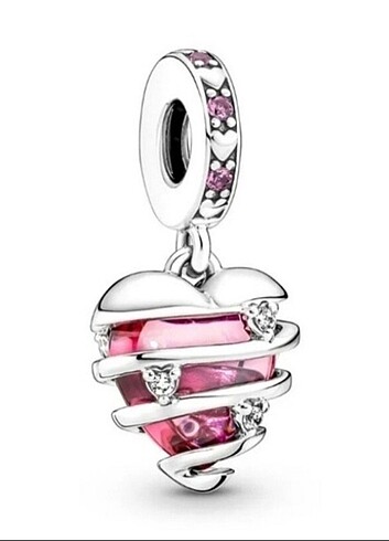 Pandora spiral kalp charm