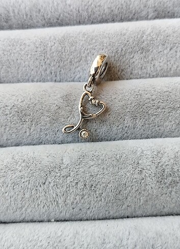  Beden gri Renk Pandora stetoskop charm