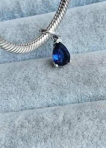 Beden mavi Renk Pandora mavi damla charm