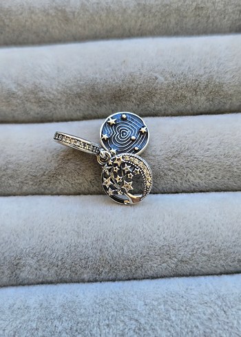 Beden mavi Renk Pandora ağaç galaksi ve ay charm
