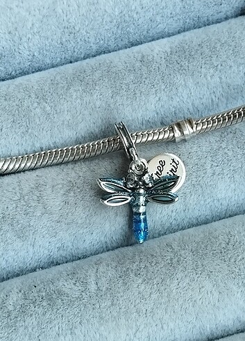 Pandora Pandora mavi yusufçuk charm