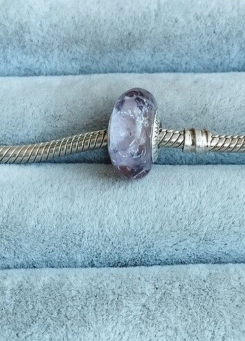 Pandora Pandora lavanta rengi murano charm