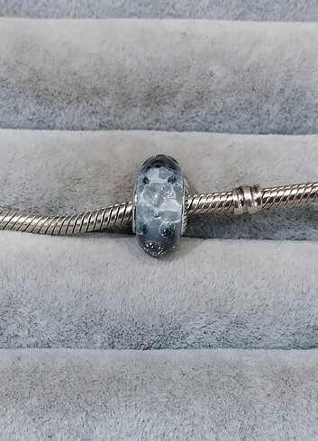 Beden Pandora lavanta rengi murano charm