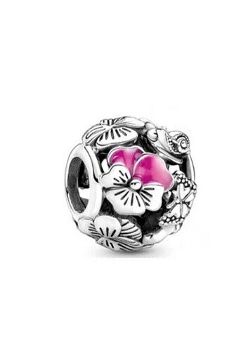Pandora kafes işi menekşeler charm 