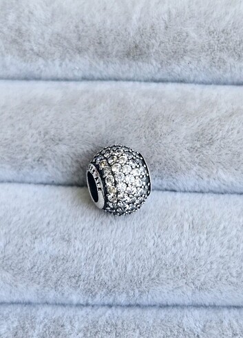  Beden Pandora pave ışıltılı top charm 