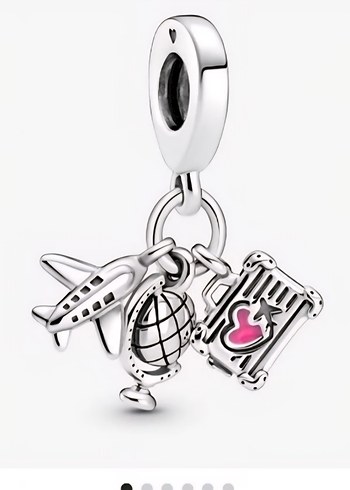Pandora üç sallantılı seyahat charm