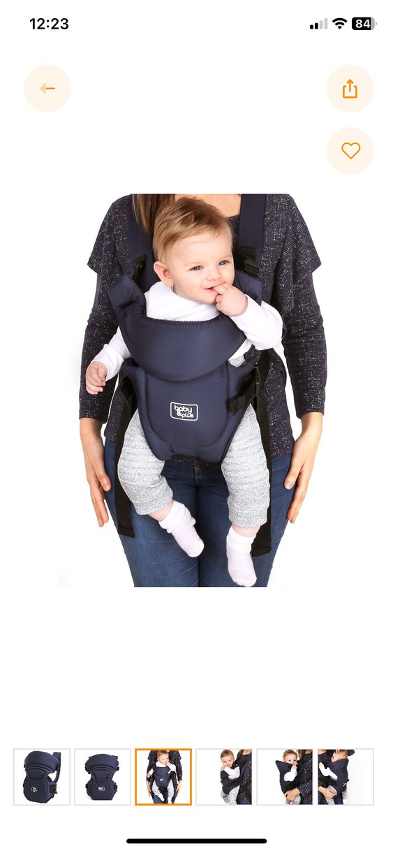 Lacivert Bebek Taşıyıcı - Baby&plus - Görsel 2