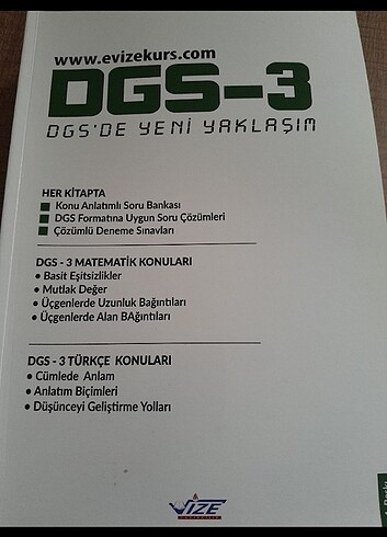  Beden Renk DGS SORU BANKASI VE 7 ADET ÇÖZÜMLÜ DENEME & KONU ANLATIM SET
