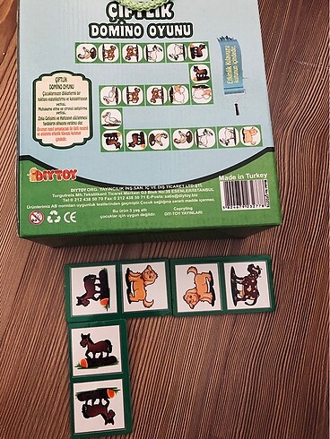 Fisher Price Okul öncesi domino oyunu