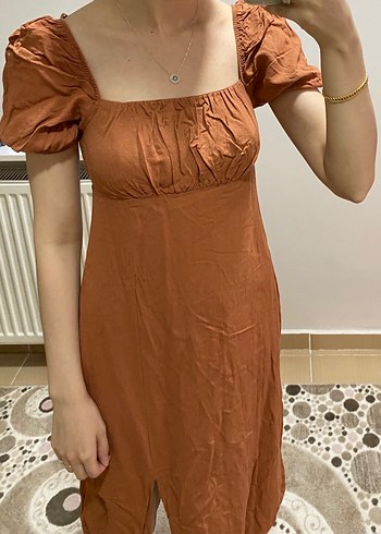 LC Waikiki Bohem Kısa Kollu Midi Elbise