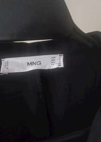 42 Beden siyah Renk Uzun Siyah Kadın Blazer Ceket mango