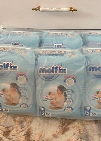 2 Beden: 3-6 kg Beden Molfix 2 numara kapali paketler