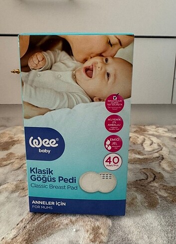  Wee marka klasik göğüs pedi