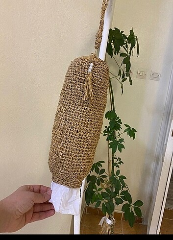 Beden Renk Hasır mutfak poşetliği