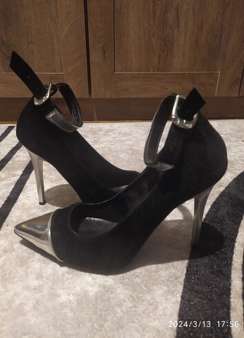 Bayan topuklu ayakkabi - Görsel 2