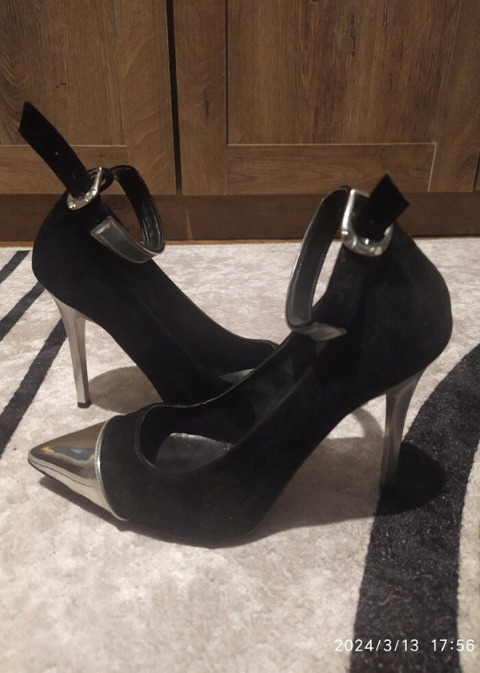 Bayan topuklu ayakkabi - Görsel 2