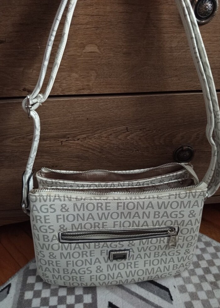 Beyaz spor çanta  - Görsel 3