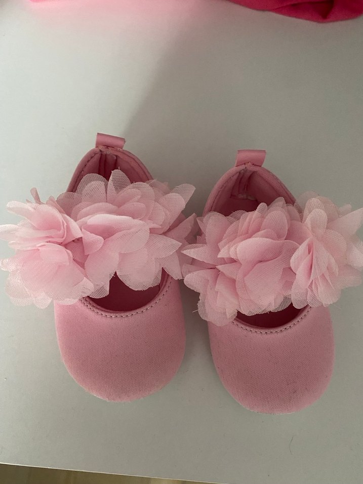 Uzun Kollu Pembe kız elbisesi - Görsel 3