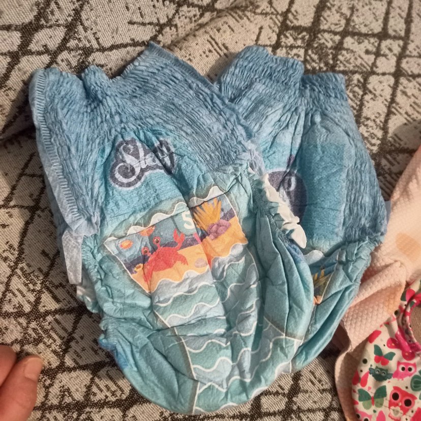 primark pembe kız bebek mayo,slipstop deniz ayakkabısı ve bez - Görsel 5