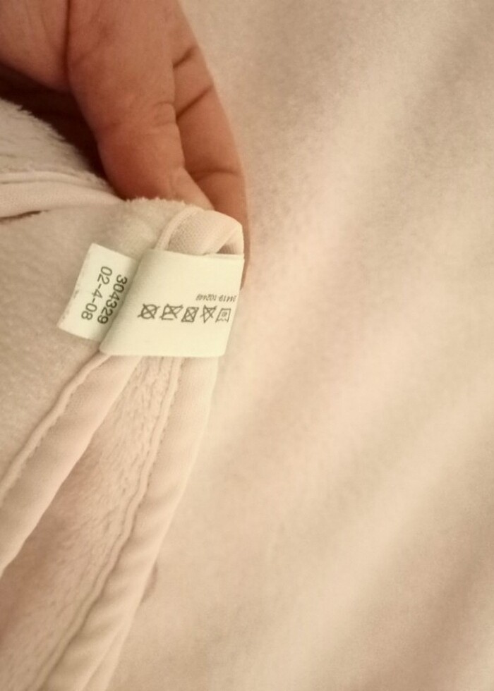 Pembe peluş bebek battaniye   - Görsel 4