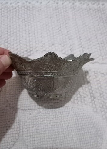 Gümüş renk şekerlik lokumluk  - Görsel 5